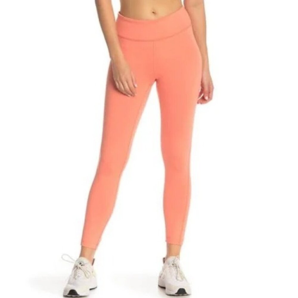 Outdoor Voices Flex Leggings 7/8 Length Women’s Small Orange “Pimiento” Color